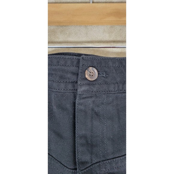 Banana Republic Women's Twill Utility Mini Skirt Black Cotton Size 10 Pocket NWT - Picture 5 of 14